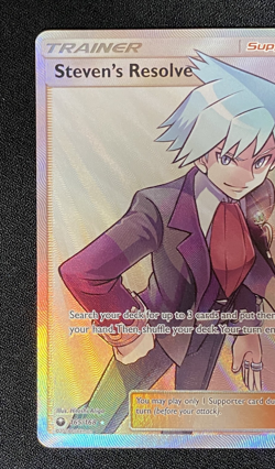 Steven's Resolve (Full Art) Ultra Rare SM - Celestial Storm 165/168 MINT Pokemon - Image 5