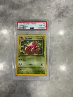 Pokemon 1999 Jungle 1st Edition 41/64 Parasect PSA 8 NM-Mint - Image 1