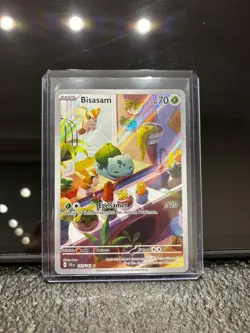 Bisasam SCR 143/142 Stellarkrone Pokemon Karte - Deutsch - NM - Image 1