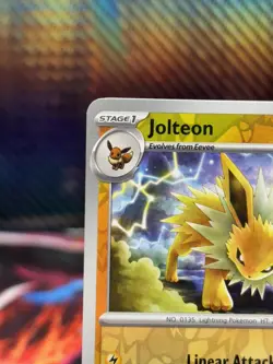 Pokemon TCG Jolteon 29/131 Reverse Holo Scarlet Violet Prismatic Evolutions - NM - Image 4