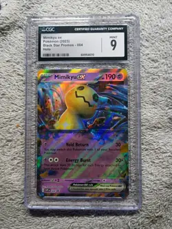 Pokemon TCG Mimikyu EX #004 Promo Scarlet & Violet Black Star Promos - Image 1