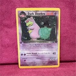 Pokemon Dark Slowbro 12/82 Team Rocket Holo Rare *Fan Art Card* - Image 1