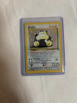 Pokemon TCG Snorlax Jungle Holo Rare 11/64 90 HP Basic French 1999 - Image 1