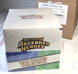 Pokemon Ascended Heroes Tech Sticker Collection SEALED Case Set of 12 Blisters - Image 1