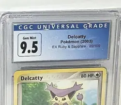 Pokemon Delcatty 2003 EX Ruby & Sapphire - CGC Graded 9.5 - Image 4