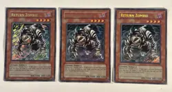 3x Return Zombie - PP01-EN006 - Secret Rare - Unlimited YuGiOh LP - Image 1