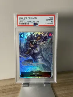 One Piece TCG Kuzan OP02-096 SR Alternate Alt Art PSA 10 Paramount War English - Image 1