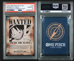 2025 ONE PIECE OP13-CARRYING ON HIS WILL #118 MONKEY D. LUFFY PSA 10 Wanted - Image 3