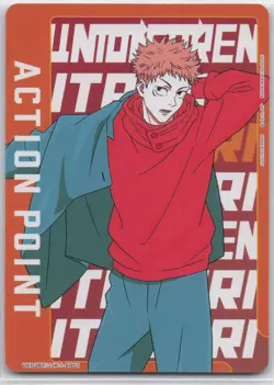Action Point (Yuji Itadori) UE03BT/JJK-1-AP01 Normal Union Arena: Jujutsu Kaisen - Image 1