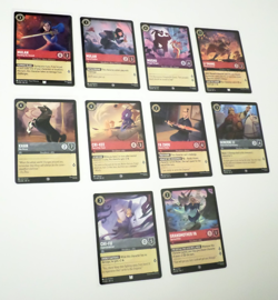 Disney Lorcana Theme Lot - Mulan Theme Lot Of 10 Cards - Image 1