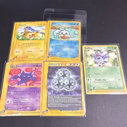 Pokemon TCG Lot - 5 Cards Pikachu, Seel, Haunter, Koffing, Boost Energy E-Reader - Image 1