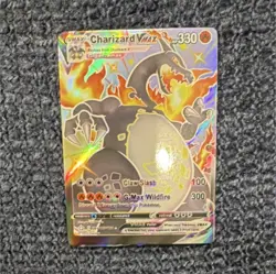 Pokemon Charizard SWSH077 VMAX Promo Full Art Holo 330 HP Sword & Shield Card - Image 1