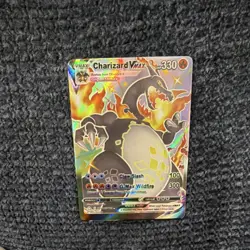 Pokemon Charizard SWSH077 VMAX Promo Full Art Holo 330 HP Sword & Shield Card - Image 2