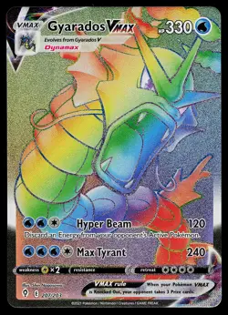 Pokemon Card - Gyarados VMAX Evolving Skies 207/203 Secret Rare - Image 1