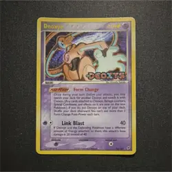 Pokemon Deoxys Rare EX Deoxys 16/107 Reverse Holo 70 HP Basic Card 2005 - Image 1