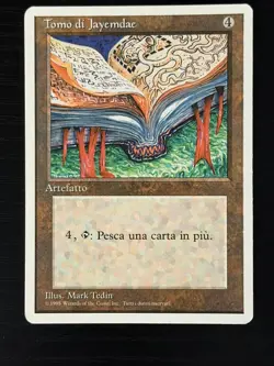 Magic MTG Italian Revised Jayemdae Tome Artist Proof Near Mint - Only 50 Exist! - Image 1