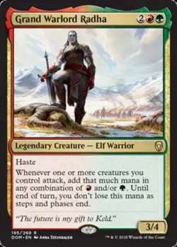 x1 Grand Warlord Radha R MTG Dominaria M/NM, English - Image 1