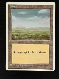 Magic MTG Italian Revised Plains Artist Proof Near Mint - Only 50 Exist! - Image 1