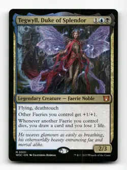 Tegwyll, Duke of Splendor Commander: Wilds of Eldraine #1 Magic the Gathering - Image 1