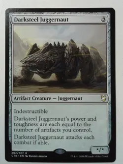 Darksteel Juggernaut *Rare* Magic MtG x1 Commander 2018 - Image 1