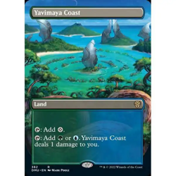 MTG DMU Yavimaya Coast 382 - Alternate Art Borderless *NEW* *FREE SHIPPING* - Image 1