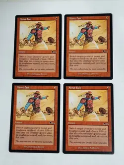 MTG Playset 4x About Face (Urza's Legacy/Red/C) - BGM - Image 1