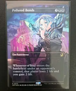 Polluted Bonds (Anime Borderless) Wilds of Eldraine: Enchanting Tales Foil - Image 1