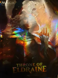 MTG THRONE OF ELDRAINE FOIL PROMO POSTER 18" X 24" WIZARDS OF THE COAST - Image 2