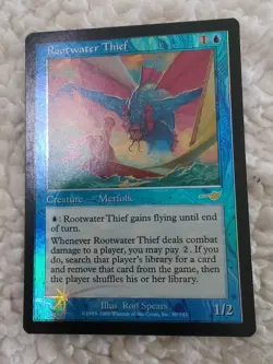 Rootwater Thief - Foil LP, English MTG Nemesis - Image 1