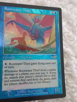 Rootwater Thief - Foil LP, English MTG Nemesis - Image 2