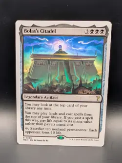 MTG - Bolas's Citadel - WHITE BORDER - Legendary Artifact - MB2 #39 - Rare - Image 1