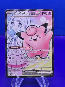 Lillie's Clefairy ex 173/159 Sv09: Journey Together Holo Full Art Pokemon nm/m - Image 1