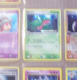 2005 POKEMON CARD HOLO FOIL GROVYLE EMERAL 28/106 - Image 2
