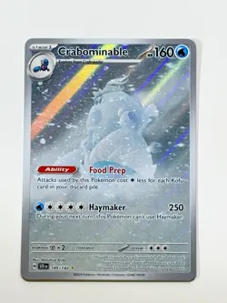 Crabominable 149/142 Full Art Holo Pokemon Sv07: Stellar Crown English Near Mint - Image 3