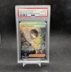 Pokemon Scarlet & Violet MEW 151 Erika’s Invitation SIR 203 PSA 10 - Image 1