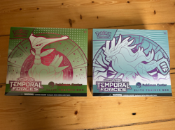 Temporal Forces Pokemon Center Elite Trainer Box Walking Wake & Iron Leave - NEW - Image 1