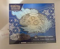 Pokemon TCG SV Stellar Crown Pokemon Center Elite Trainer Box ETB Sealed - Image 1