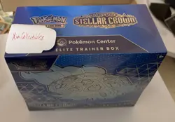 Pokemon TCG SV Stellar Crown Pokemon Center Elite Trainer Box ETB Sealed - Image 3