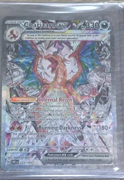 Pokemon TCG: Charizard ex Special Illustration Rare 223/197 NM Obsidian Flames - Image 1