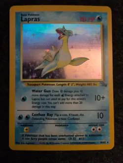 1999 Pokemon Fossil Lapras #10/62 - Image 1