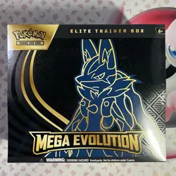 *Sealed Mega Evolution Elite Trainer Box Lucario ETB* Pokemon - Image 1