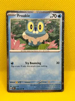 Pokemon TCG Froakie(SWIRL) 056/197 Shrouded Fable Cosmos Holo Promo - Image 1