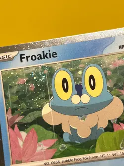 Pokemon TCG Froakie(SWIRL) 056/197 Shrouded Fable Cosmos Holo Promo - Image 2