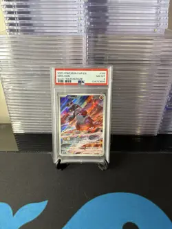 Groudon 199/182 Illustration Rare Par En-paradox Rift Pokemon PSA 8 *262 - Image 1
