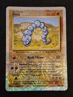 Pokemon Onix 84/110 Legendary Collection Reverse Holo Fireworks NM-/LP+ - Image 1