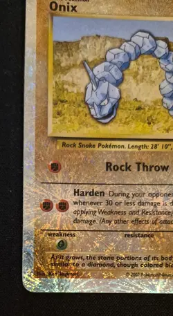 Pokemon Onix 84/110 Legendary Collection Reverse Holo Fireworks NM-/LP+ - Image 2