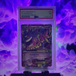 Pokemon 2014 M Gengar EX XY Phantom Forces 35/119 Holo Ultra Rare PSA 7 - Image 1
