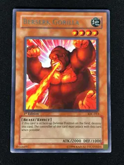 Yugioh Berserk Gorilla IOC-013 1st Rare (NM) - Image 1
