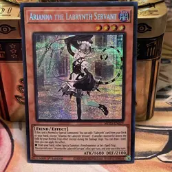 Yugioh x1 Arianna the Labrynth Servant MP23-EN229 Prismatic Secret Rare (NM) - Image 1