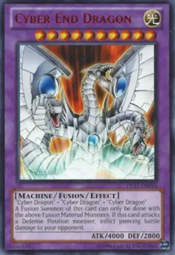 Yugioh! LP Cyber End Dragon - Purple - DL17-EN010 - Rare - Unlimited Edition Lig - Image 1